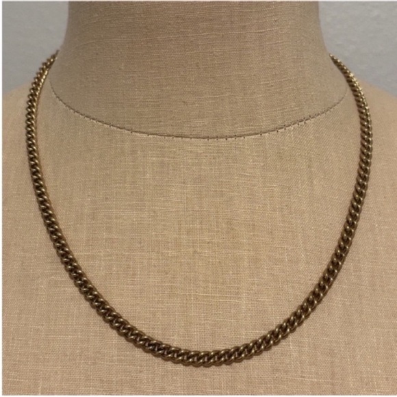 NWOT Kendra Scott Ace Necklace Vintage Gold - Picture 6 of 10